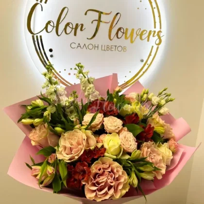 Букет цветов "Маки" фото