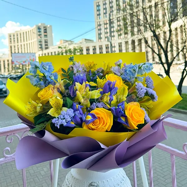 Букет цветов "Солнечная радость"
