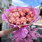 Букет цветов "Розовый бриз"