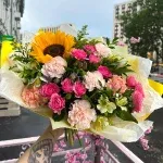 Букет цветов "Солнечный акцент"