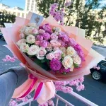 Букет цветов "Кремовый"