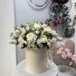 Шляпная коробка "Кремовая нежность"