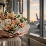 Доставка цветов в аэропорт Москвы к прилёту самолёта
